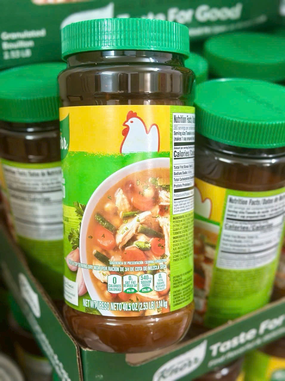 [HCM]Bột nêm Knorr gà Mỹ (1.140g)(Date 1/25)