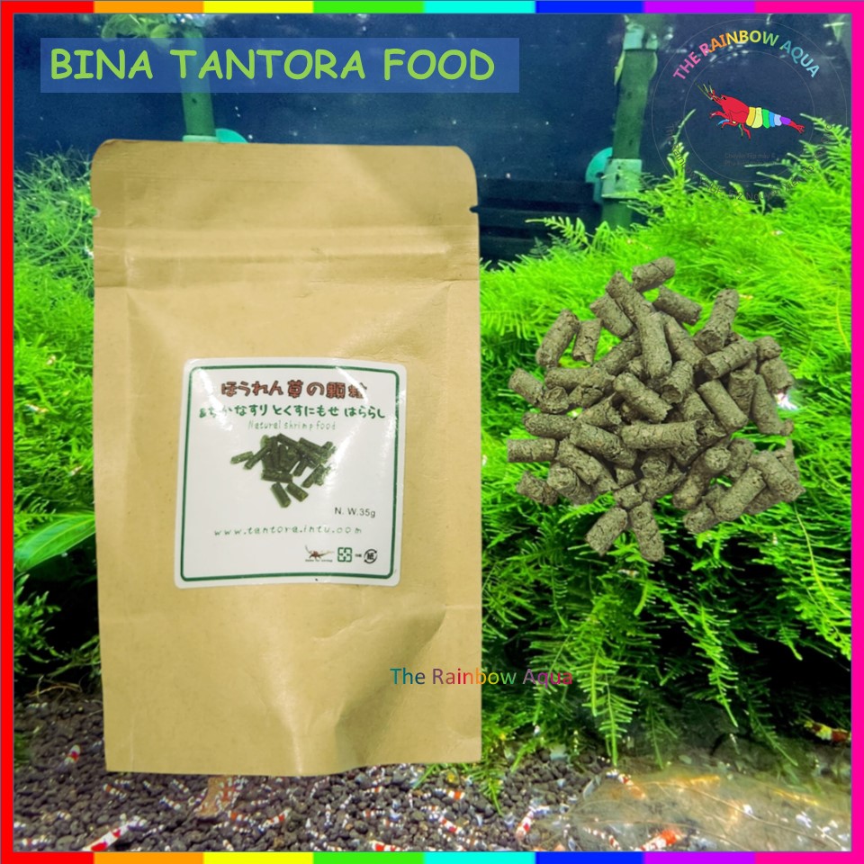Thức ăn tép Rau Bina Tantora Food, nhập khẩu Nhật Bản