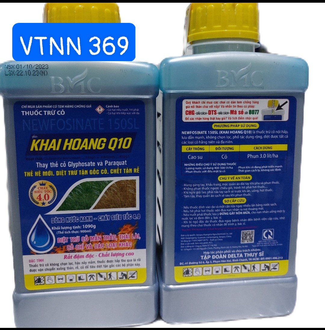 Thuốc trừ cỏ khai hoang q10 combo 25 chai 900ml thế hệ mới chai 900ml