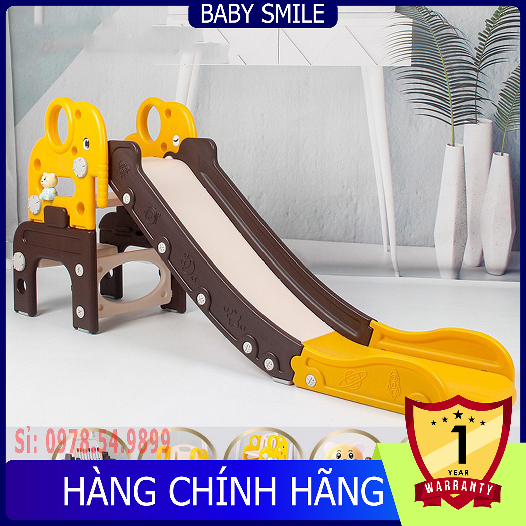 Cầu trượt trẻ em, cầu trượt cho bé hình Con Voi hàng cao cấp an toàn cho bé