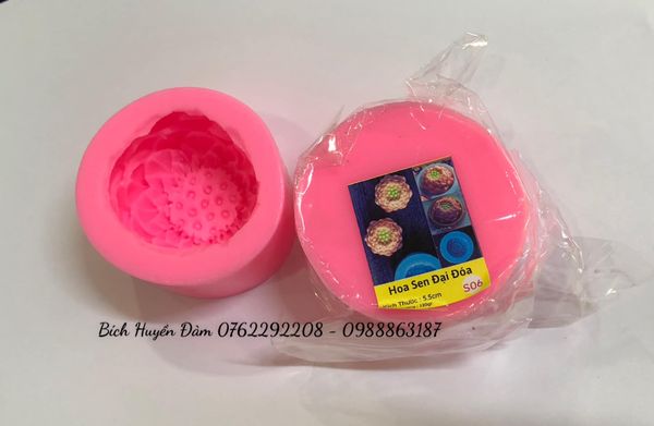 Khuôn silicon hoa sen đại đoá
