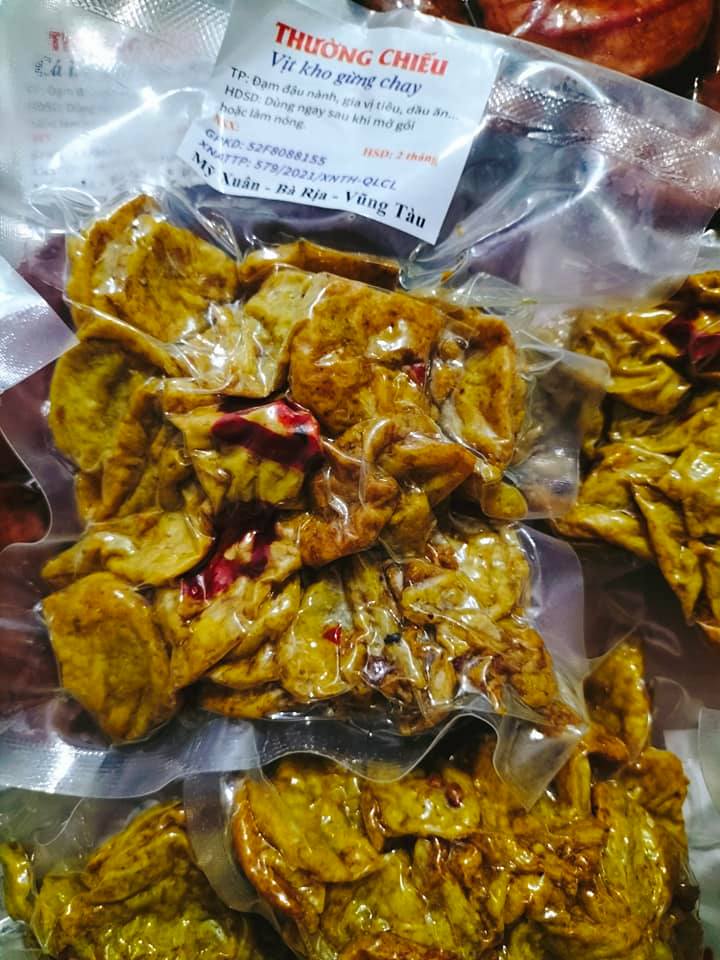 Vịt kho gừng chay Thường Chiếu gói 200gr|Thực phẩm chay Thường Chiếu ăn liền