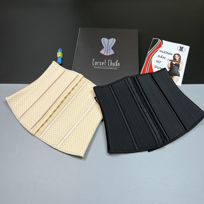 Gen Nịt Bụng Latex Thông Hơi 25 Xương Hi Lạp, tặng thước dây