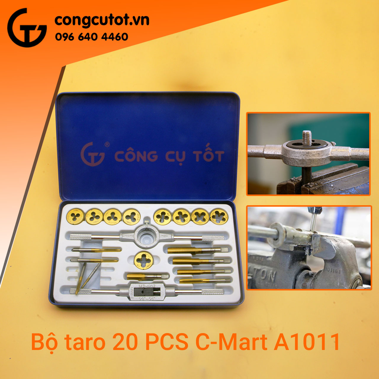 Bộ taro tạo ren c-mart 20 chi tiết a1011 và 40 chi tiết a1012