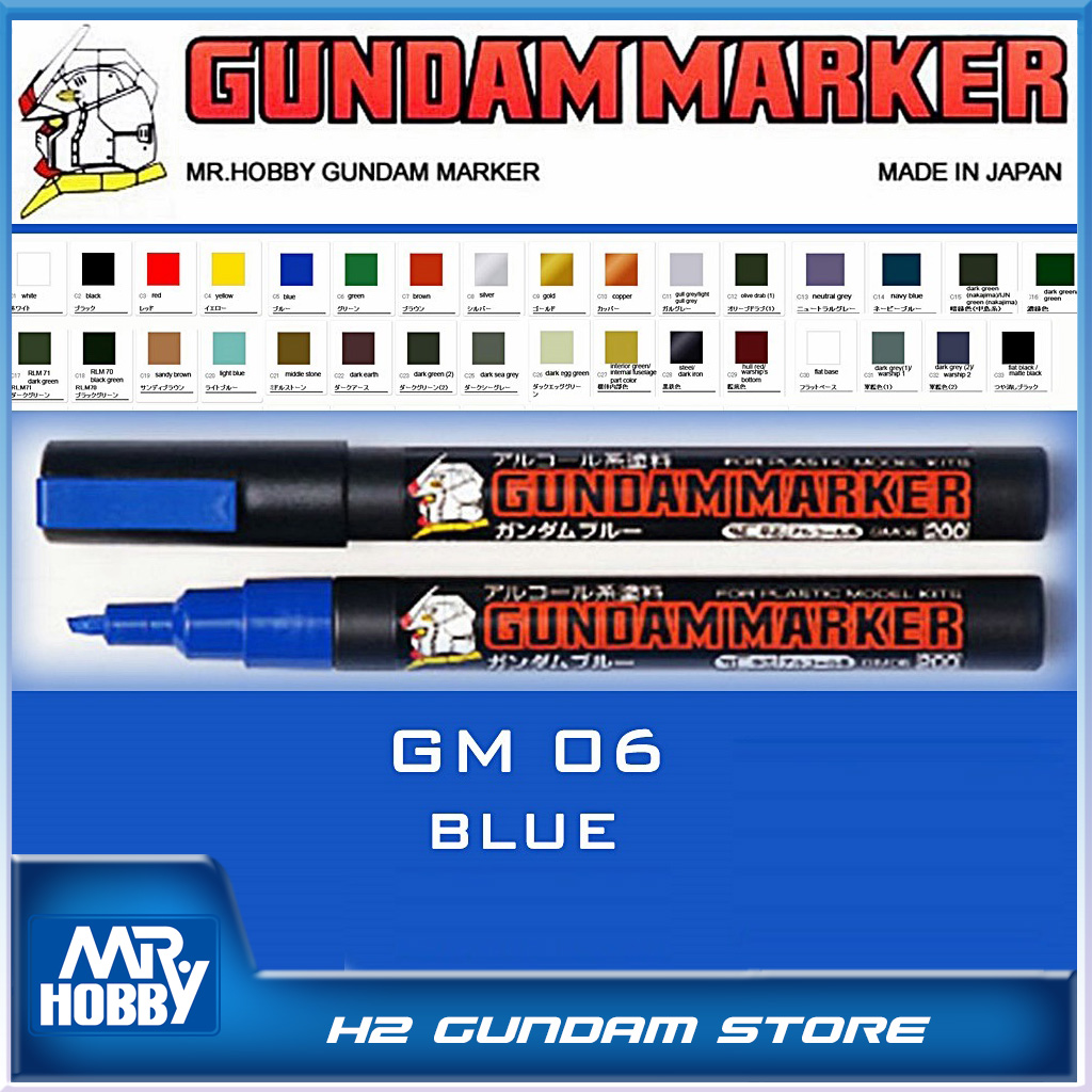 [Mr.Hobby] Bút tô màu chuyên dụng cho mô hình Gundam Marker (GM06-Blue))