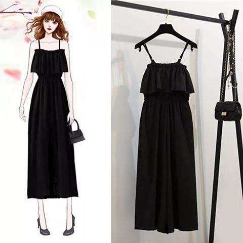 Đầm maxi 2 dây bèo ngực