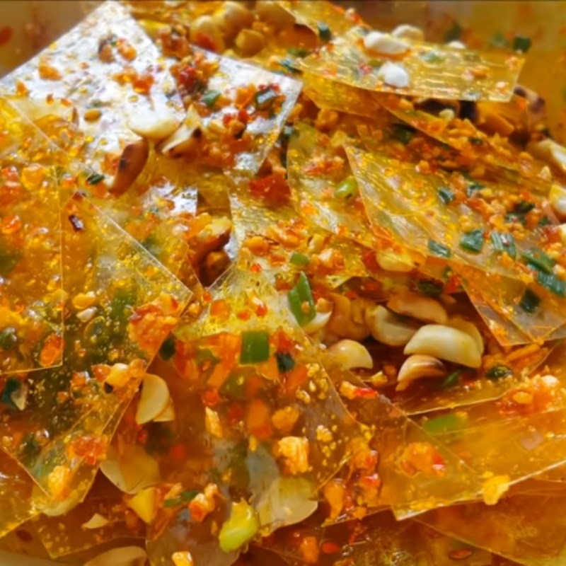 bánh tráng mở hảnh đậu phộng thơm