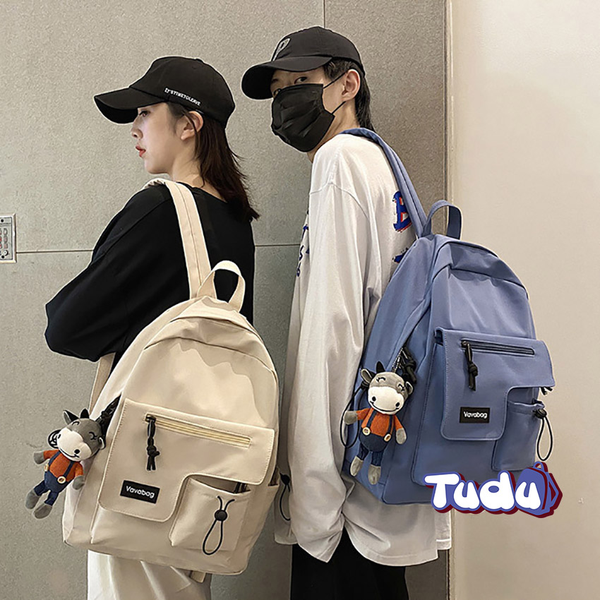 Balo Nam Nữ Đi Học Phong Cách Thời Trang Hàn Quốc Kèm Phụ Kiện Treo Balo, Cặp Nam Nữ Đi Học, Balo Thời Trang, Ba lo nam Nữ, Ba lô Nữ, ba lo nu nhiều màu cá tính, Balo Đi Học Đẹp Đựng Vừa A4 Chất Lượng Cao Kèm Mã Giảm Giá (CN172)