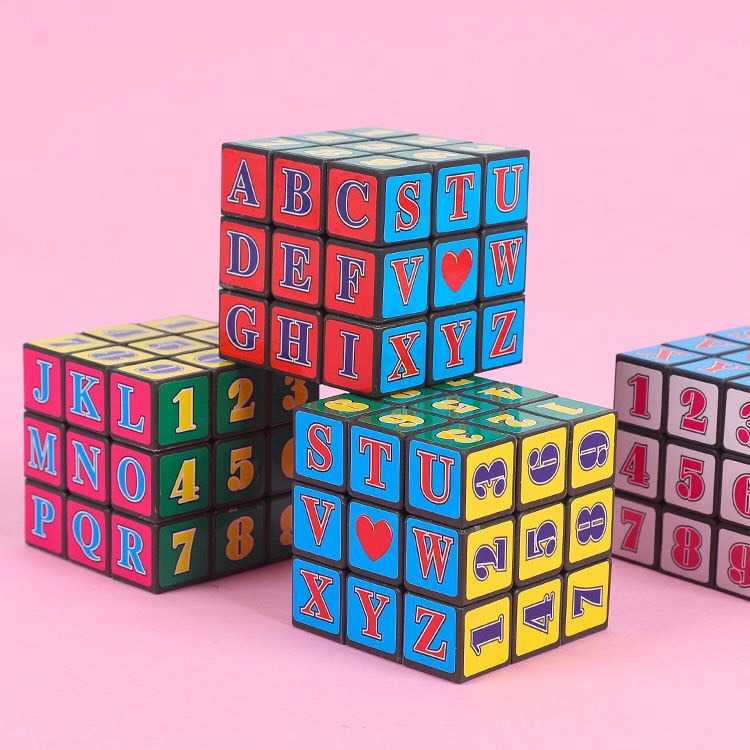 Rubik 3x3 Học số và chữ cho bé - Đồ chơi thông minh giải trí và giáo dục cho trẻ em