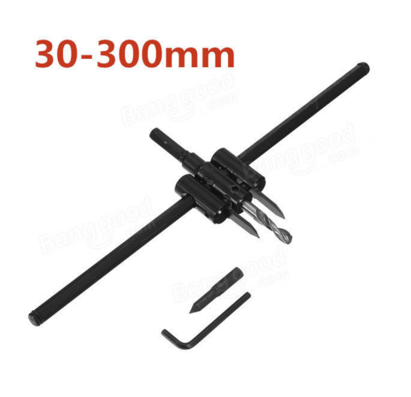 Bộ khoét lỗ chữ thập 30-300mm - mũi khoan khoét lỗ tròn