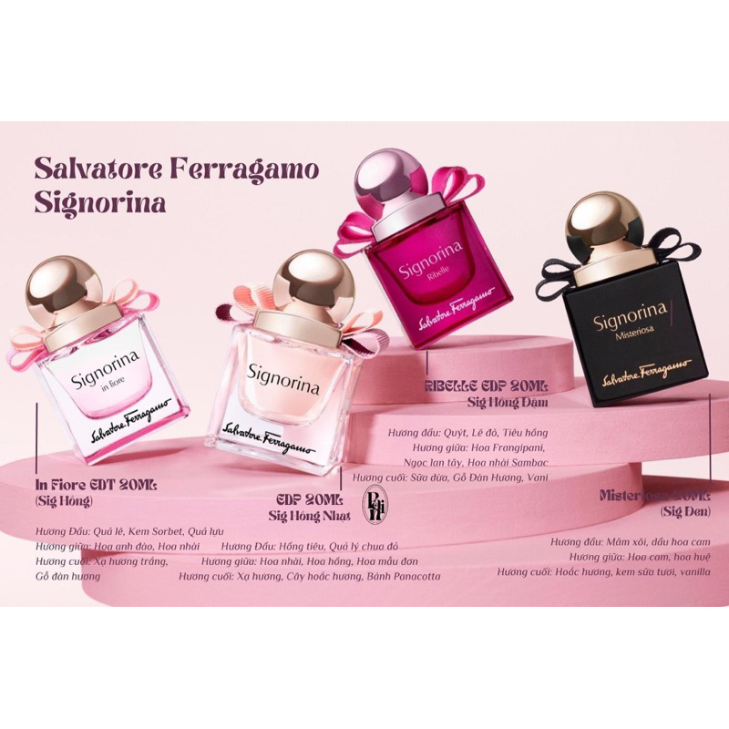 Nước hoa nữ Signorina 20ml fullbox
