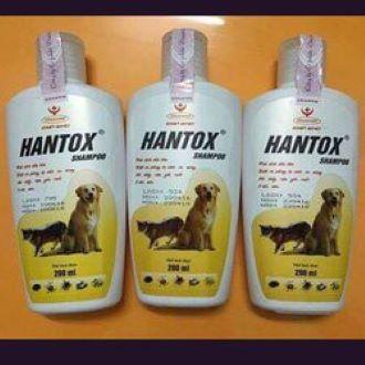 Sữa tắm cho chó mèo hantox shampoo chai 200ml.