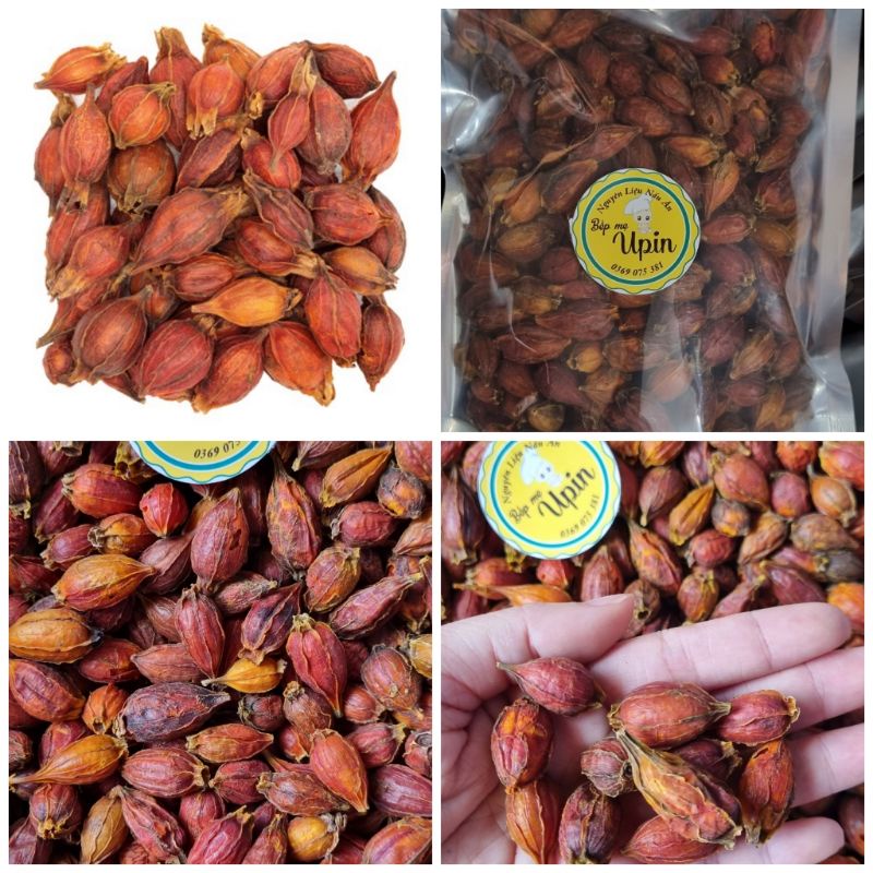 Quả dành dành tạo màu vàng tự nhiên làm bánh nấu xôi