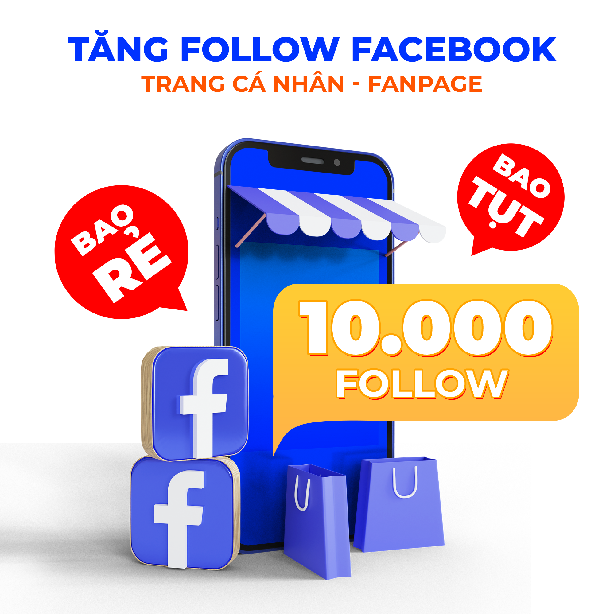 Gói Tăng 10.000 Follow Fanpage, Trang Cá Nhân Facebook Giá Rẻ Bao Tụt - Nhanh Chóng, An Toàn, Hiệu Quả - Skydes