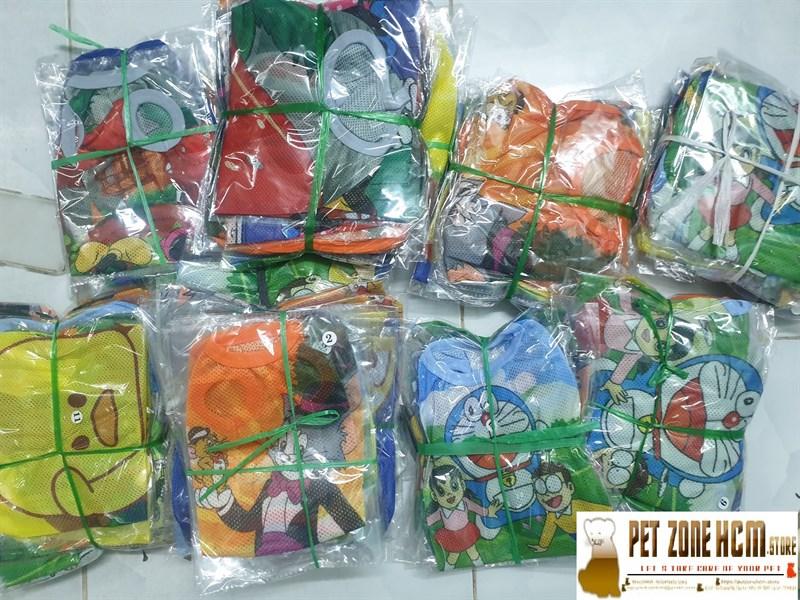 Trang phục Áo ba lỗ lưới Việt Nam Cho chó mèo - nhiều size giao màu ngẫu nhiên