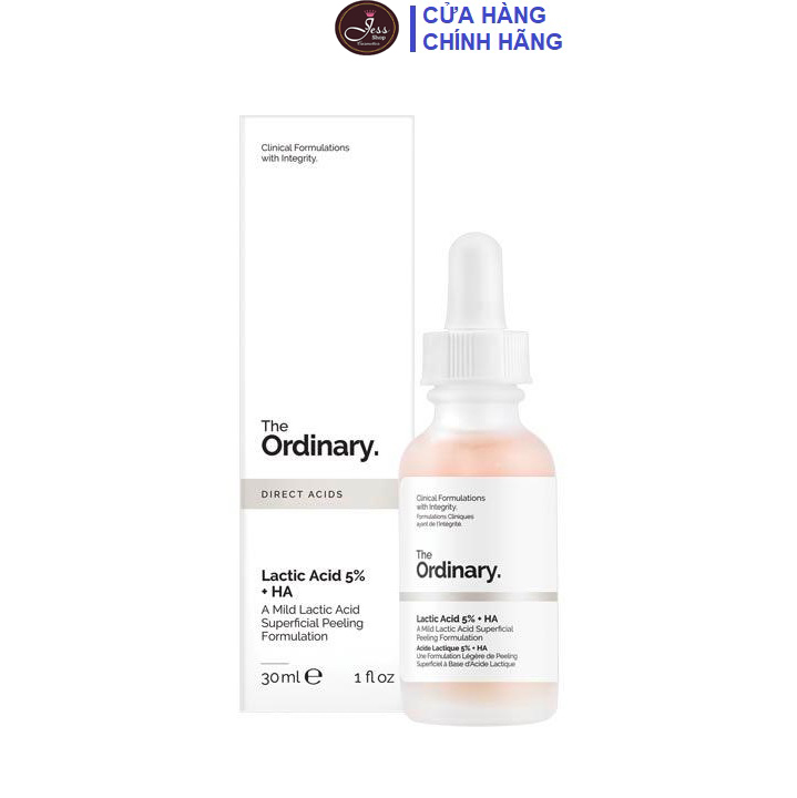 Tinh Chất The Ordinary Lactic Acid 5%+HA Serum 30ml