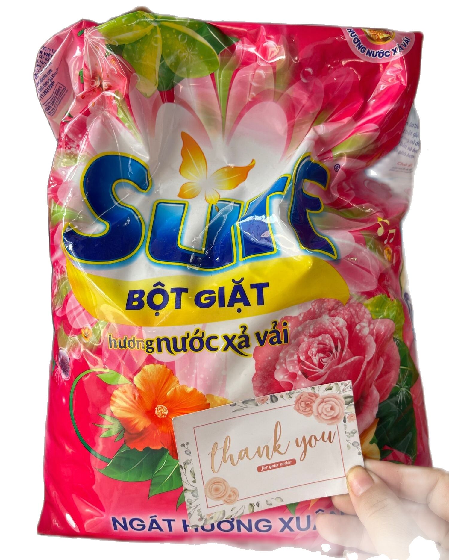 Bột giặt tay SURF hương nước hoa say đắm 5.5kg( hàng giá mới)