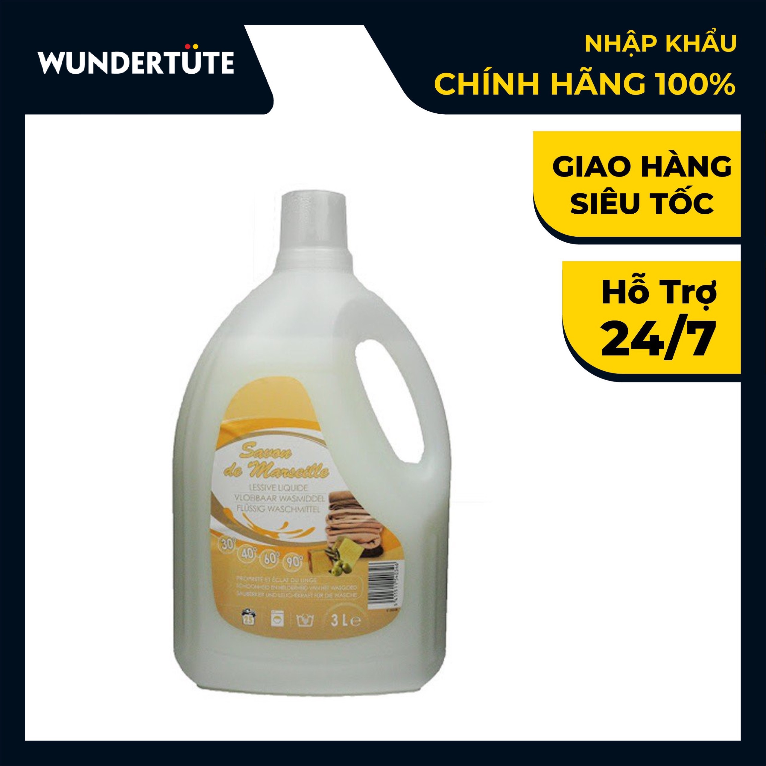 Nước giặt savon 3l nội địa pháp