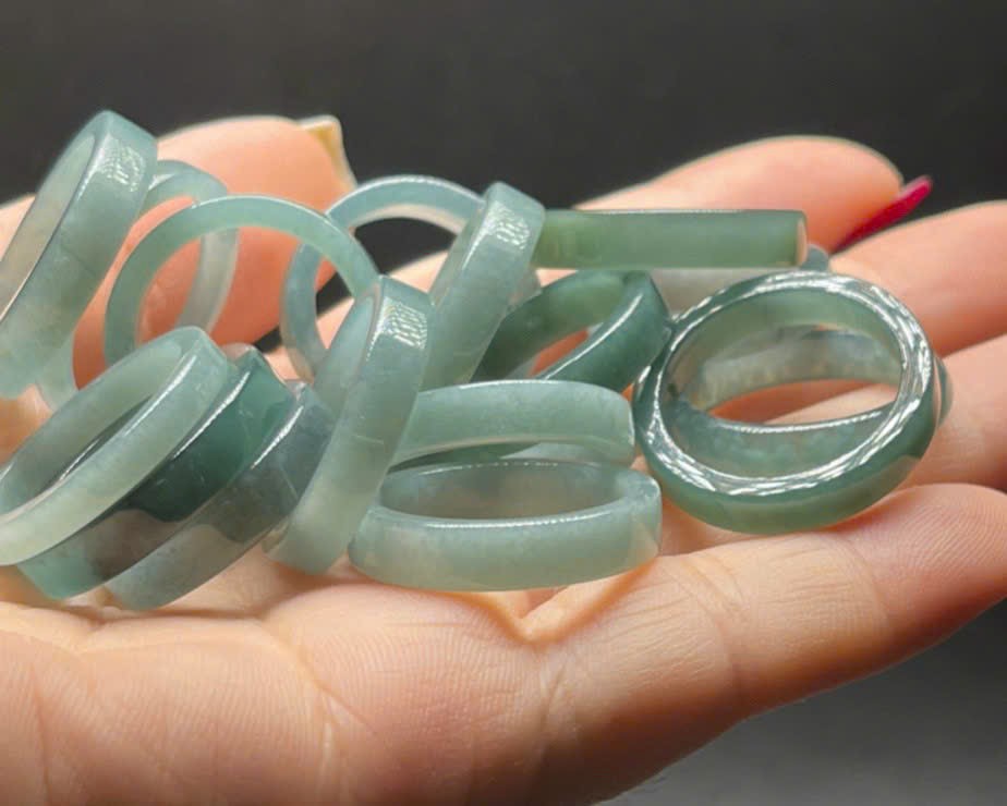 HOÀN TIỀN 15% - [HCM]Nhẫn lam ngọc thiên nhiên bản vuông size 17-18-19 dành cho nữ ảnh thực tế - xưởng buôn đá phong thủy Huỳnh Đào