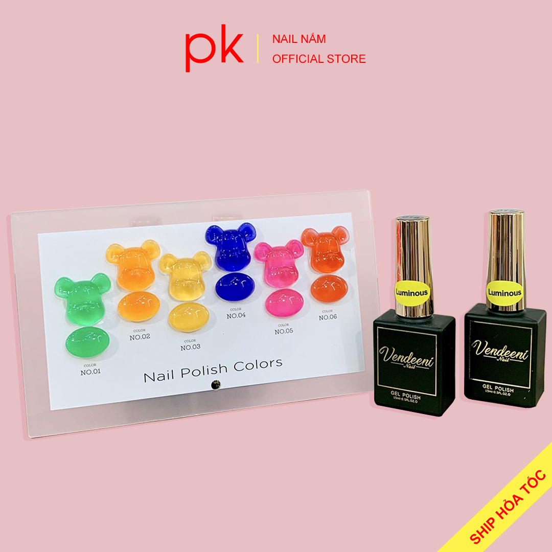 Sơn gel dạ quang Vendeeni phát sáng trong đêm