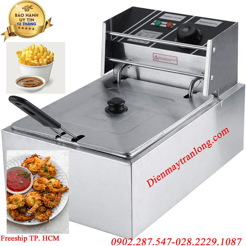 [HCM]Bếp chiên nhúng điện TL-6l không tốn điện dễ sử dụng- Bếp chiên nhúng điện được phân phối bởi DIENMAYTRANLONG.COM