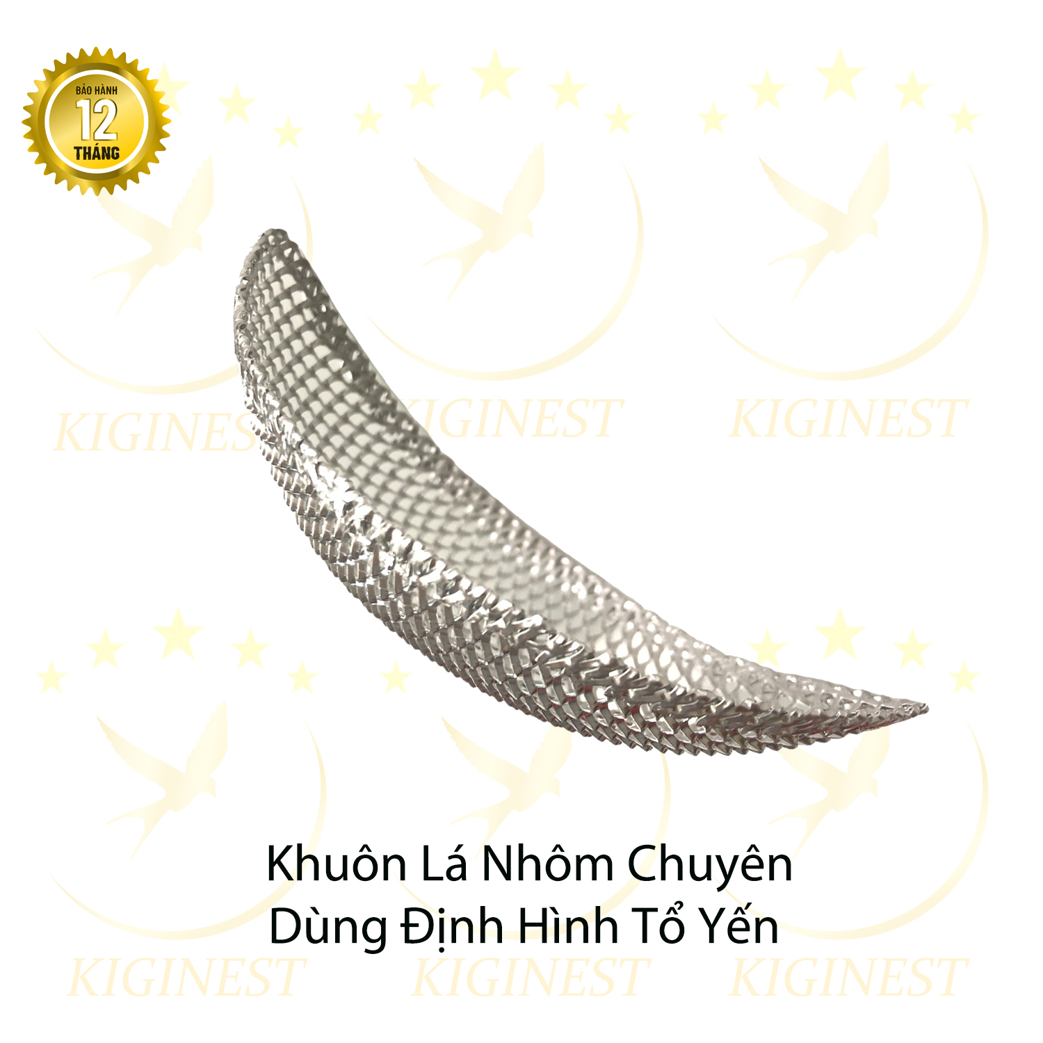 Khuôn lá nhôm định hình tổ yến - khuôn đắp tổ 10g