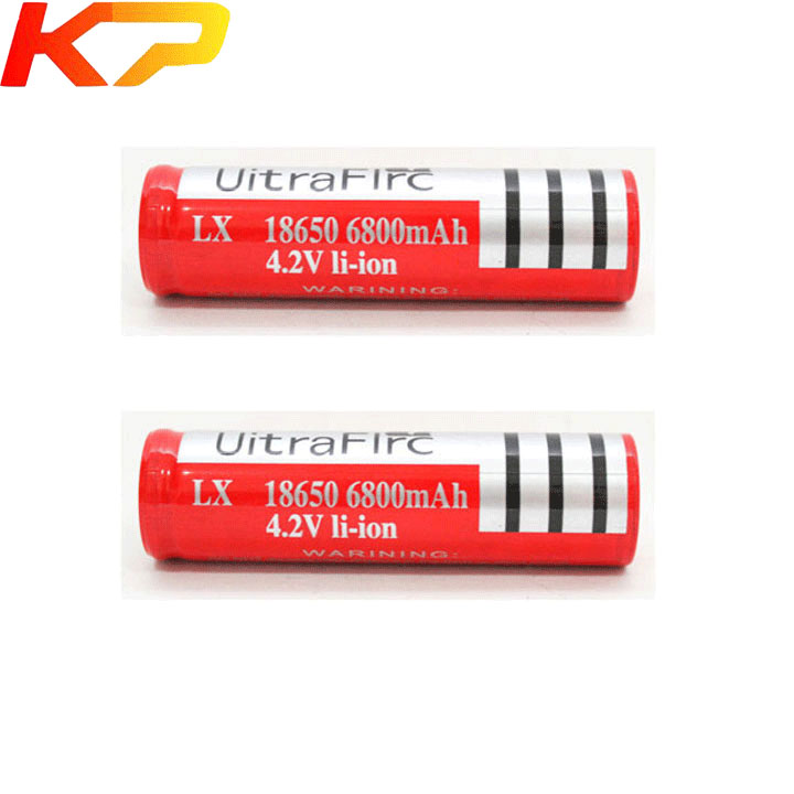 [HCM]2 VIÊN PIN 18650 ULTRAFIRE 4.2V 4200MAH dùng cho đèn pin loa bluetooth...