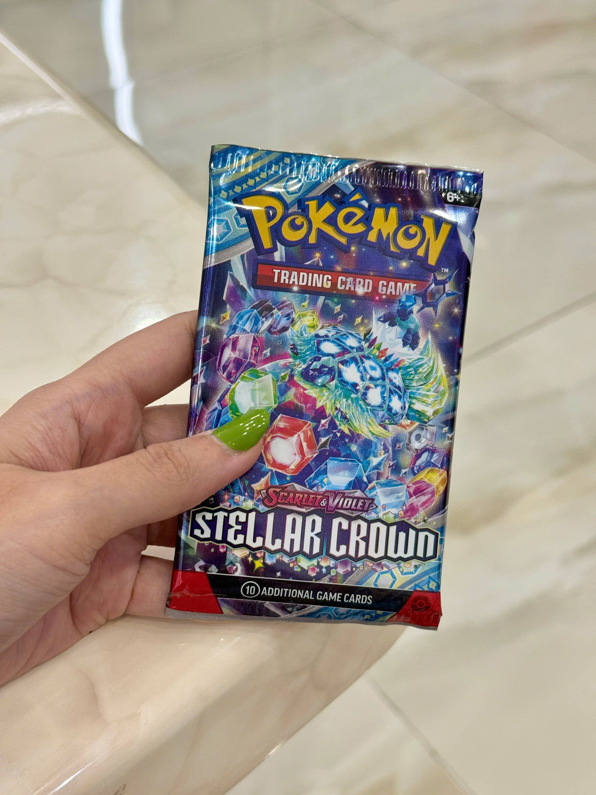 Thẻ Pokemon TCG Stellar Crown chính hãng 1 pack lẻ