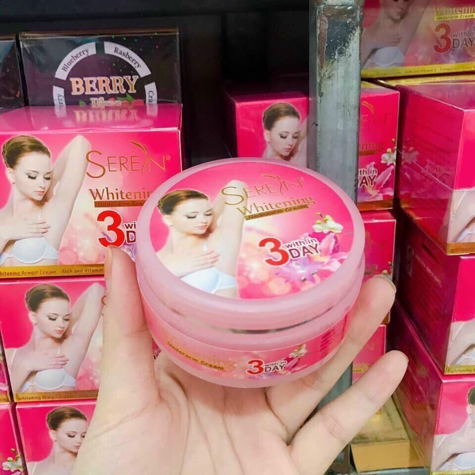 [𝐓𝐚̣̆𝐧𝐠 𝐦𝐚́𝐲 𝐦𝐚𝐬𝐬𝐚𝐠𝐞𝐫 𝐦𝐚̣̆𝐭] Kem giảm thâm nách, thâm mông, bẹn, đầu gối Seren 3DAY, cam kết hết thâm trong 1 tháng [cam kết chuẩn Auth Thái Lan]