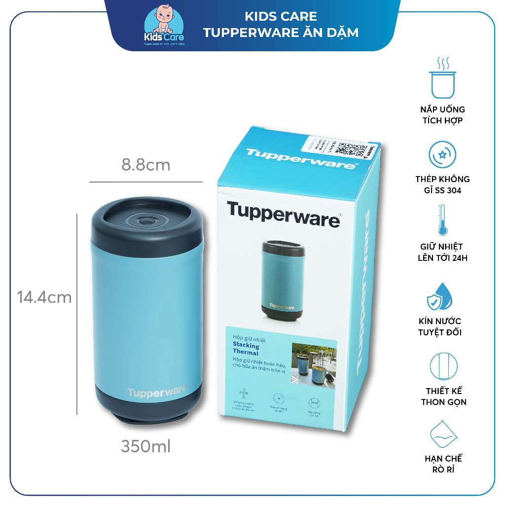 Hộp giữ nhiệt tupperware stacking thermal