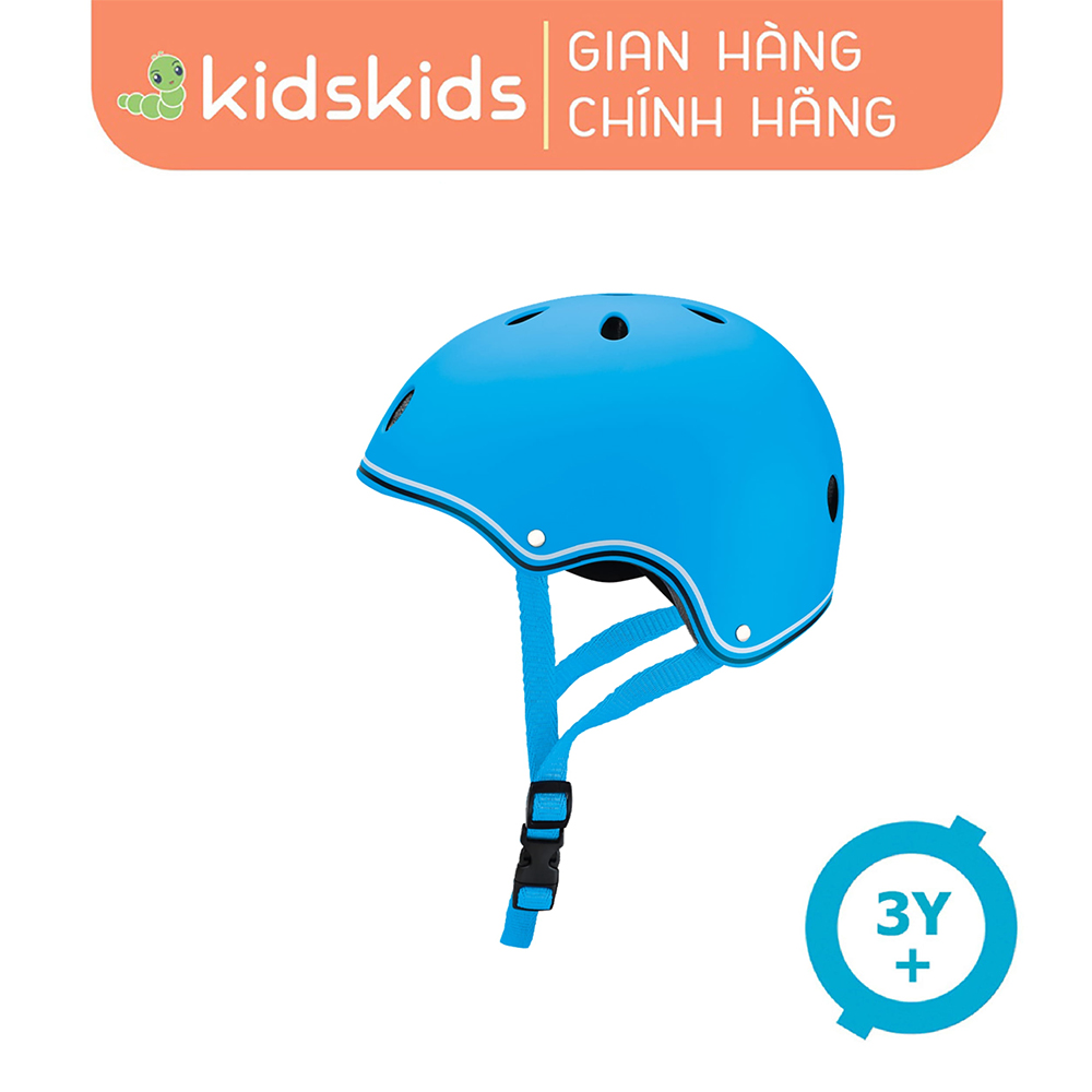 Mũ bảo hộ chơi xe trượt scooter globber junior xs/s cho trẻ em từ 3 đến 6 tuổi - xanh da trời