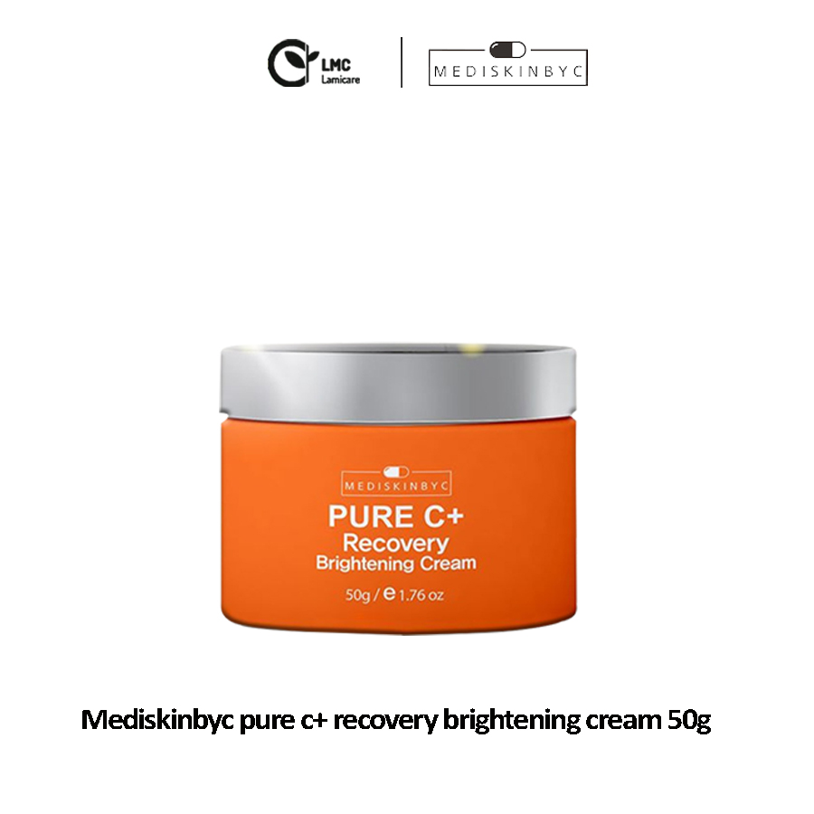 Kem dưỡng trắng da giảm thâm nám tang xóa nếp nhăn cấp ẩm Mediskinbyc pure c+ recovery brightening cream 50g