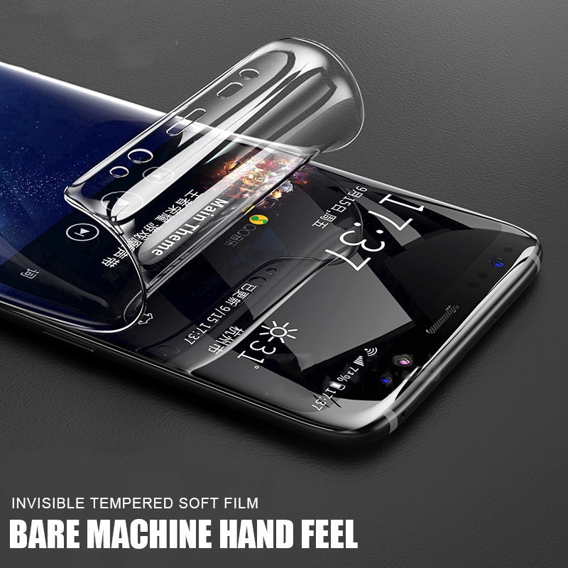 Miếng dán cường lực Nano dẻo 0.1mm Full Màn cho SamSung Note 9, note 8, S8 Plus, S9, S9 Plus