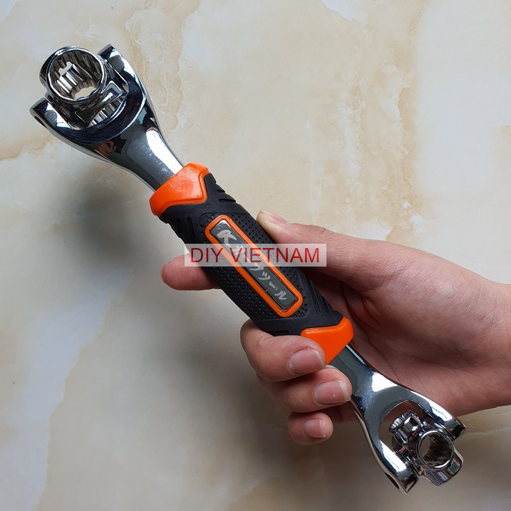 Cờ lê đa năng 8 đầu xoay hãng Kapusi JAPAN, cờ lê mỏ lết 48 in 1, thép hợp kim siêu cứng, bảo hành 6 tháng