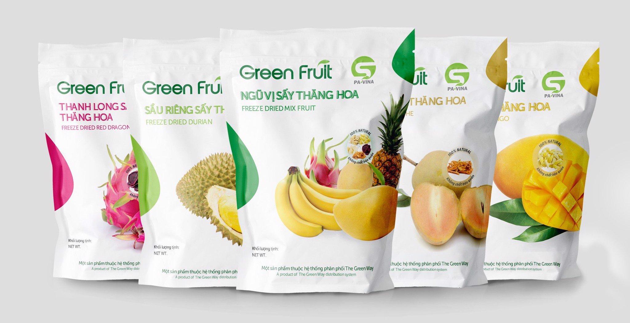 [HCM]COMBO 5 TÚI TRÁI CÂY SẤY THĂNG HOA - 5 túi/ combo - 125g / tuí