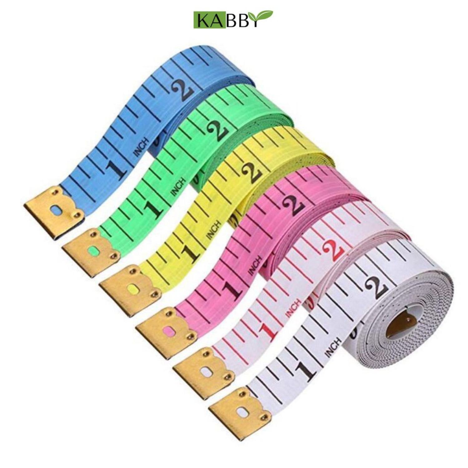 Thước dây đầu sắt, đo vòng bụng, eo 3 vòng, may đồ 1.5 mét -150cm