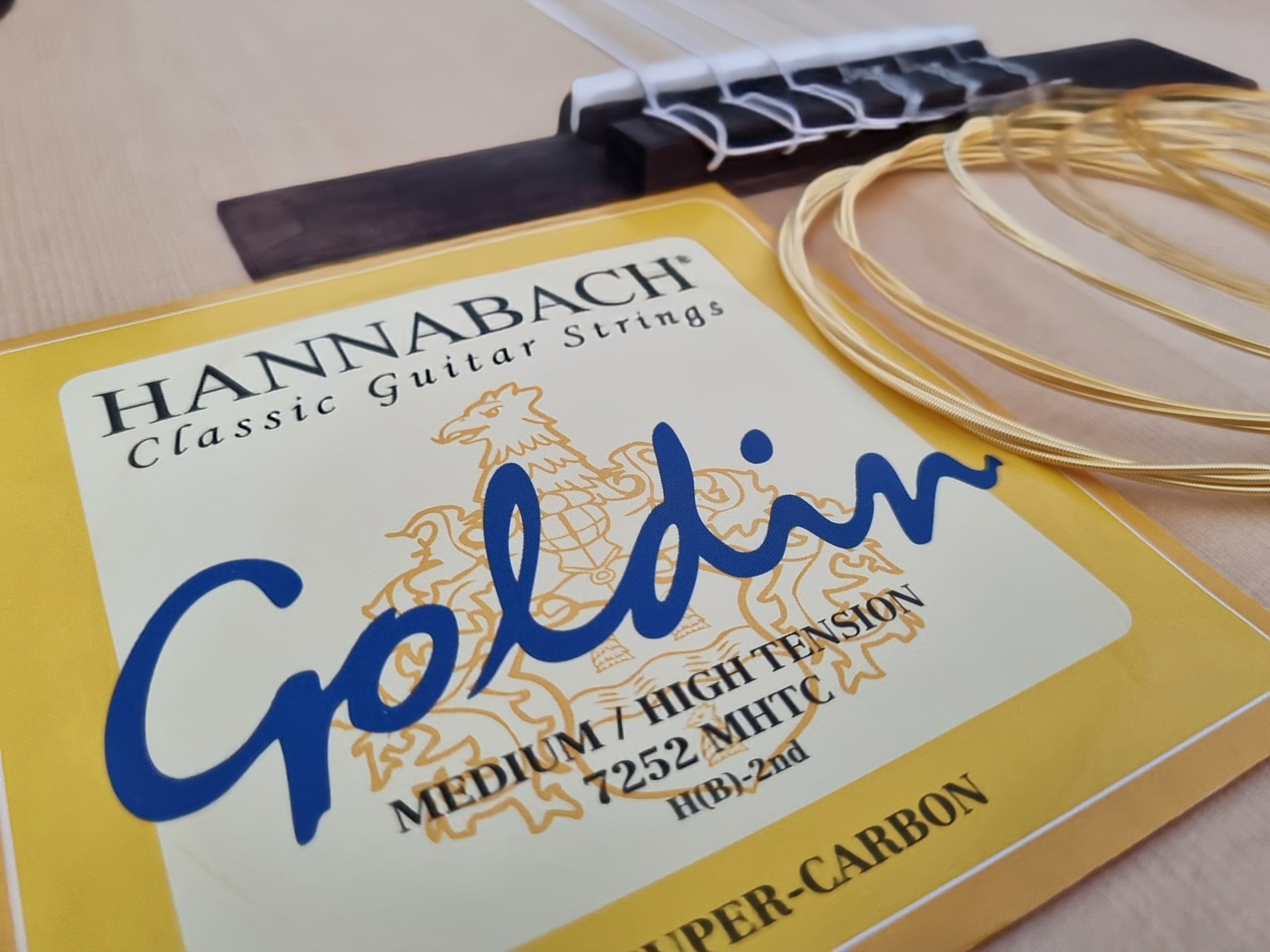 Dây Guitar Classic Hannabach 725 Goldin