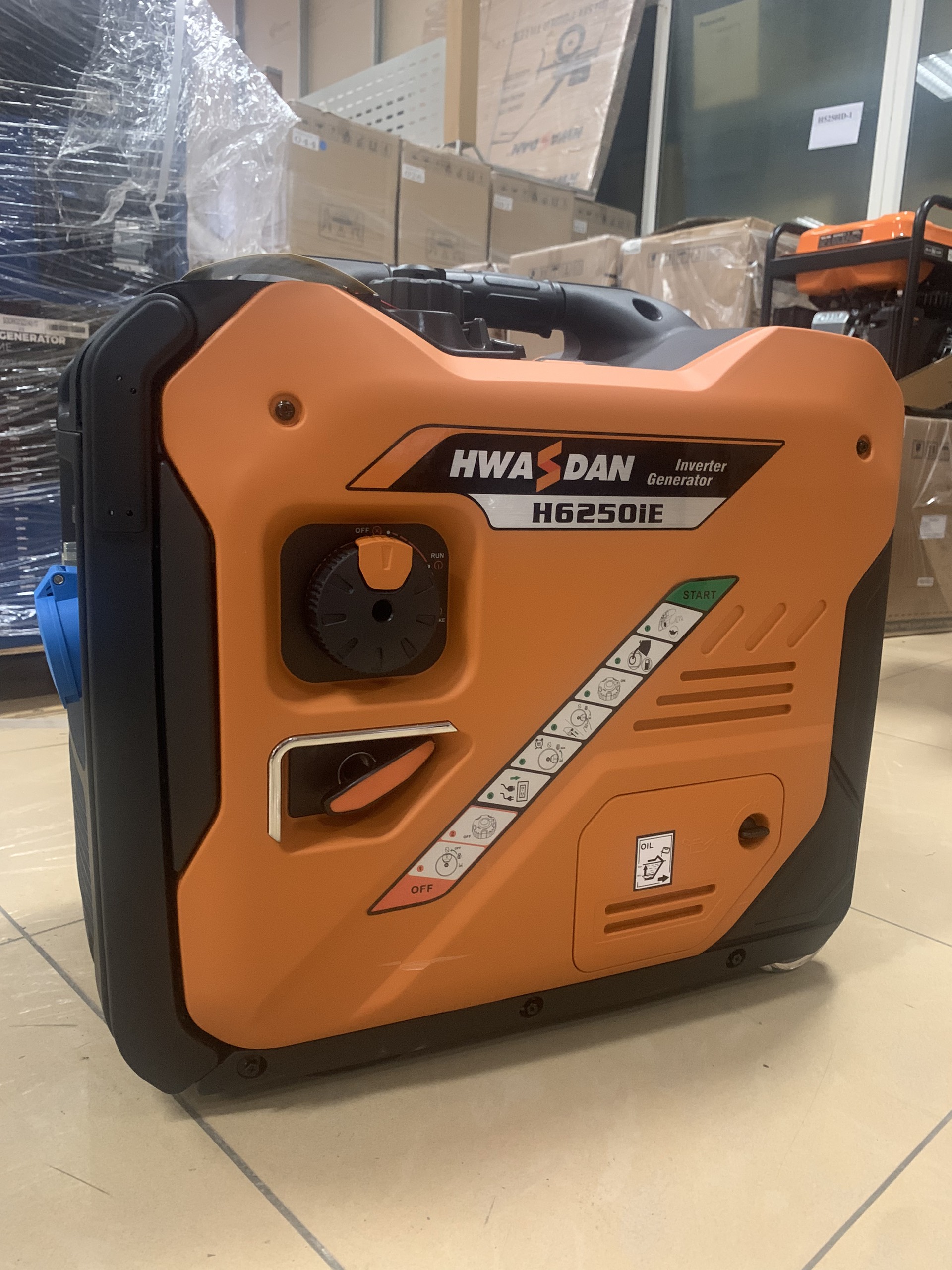 Máy phát điện inverter chống ồn 5,5kw H6250iE