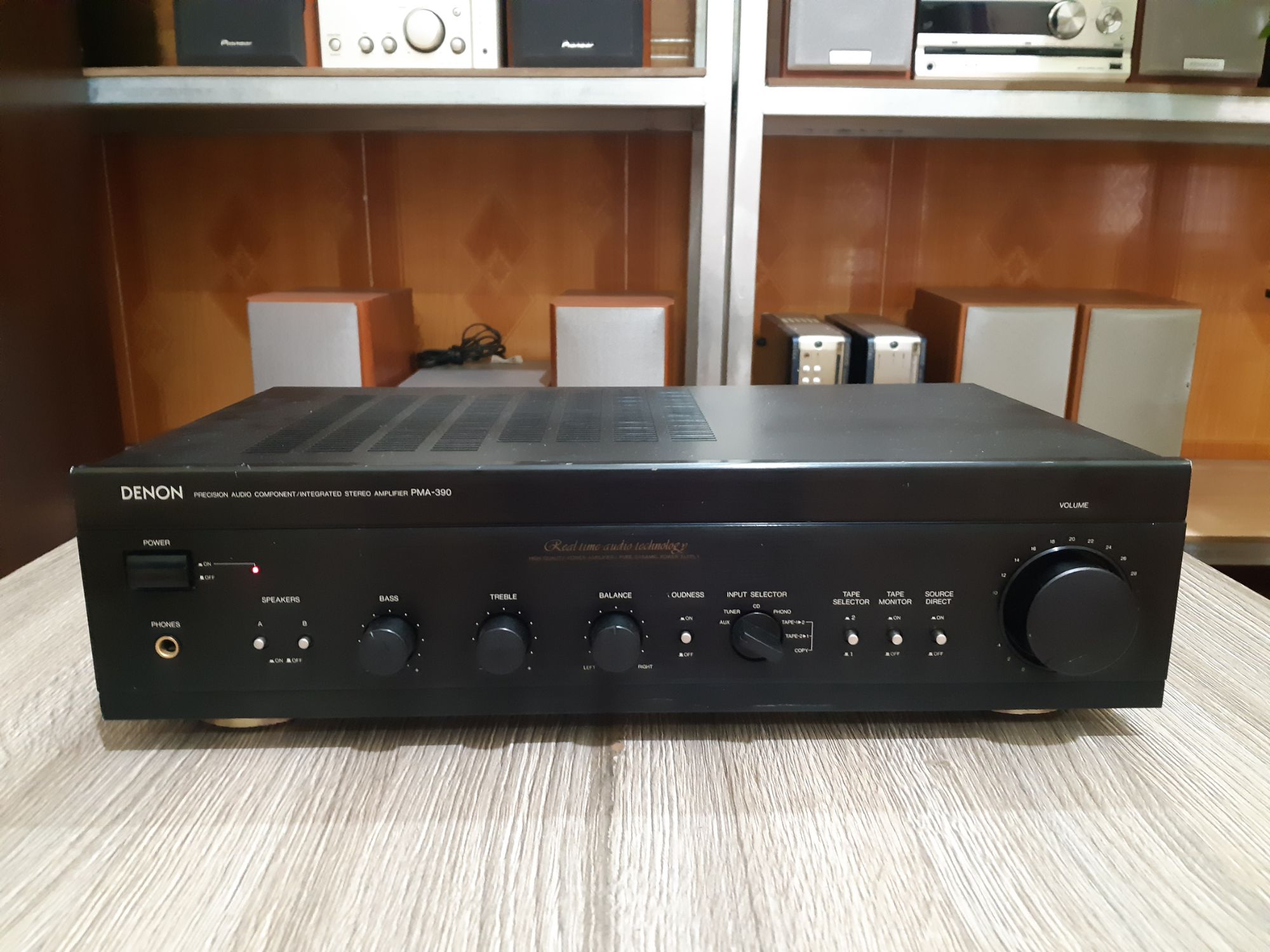 Amply Denon PMA-390 bãi Nhật nguyên rin