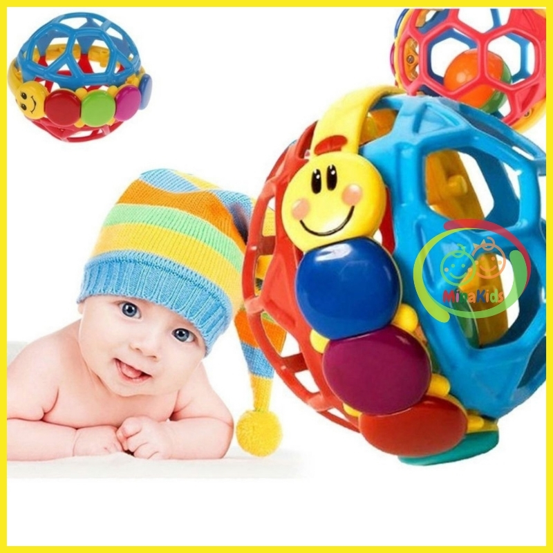 Bóng xúc xắc hình mặt cười cho bé baby einstein b01