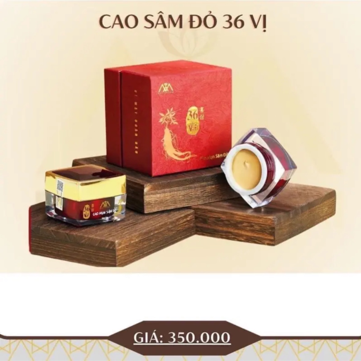 Combo cốt huyết thanh thảo dược 36 vị & cao mụn sâm đỏ