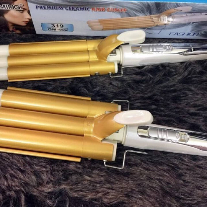Máy bấm sóng bản to 3 trục chính hãng giá siêu khuyễn mãi