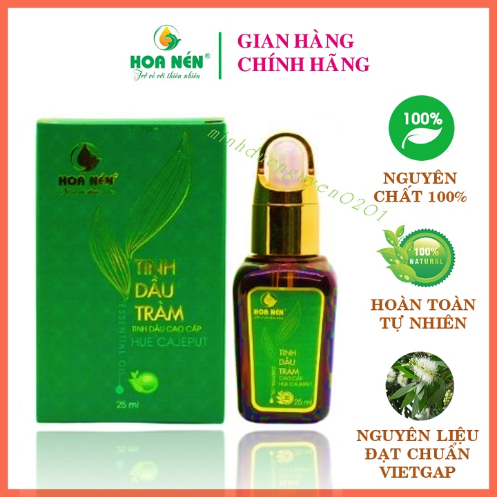 Tinh dầu tràm hoa nén loại cao cấp 25 ml