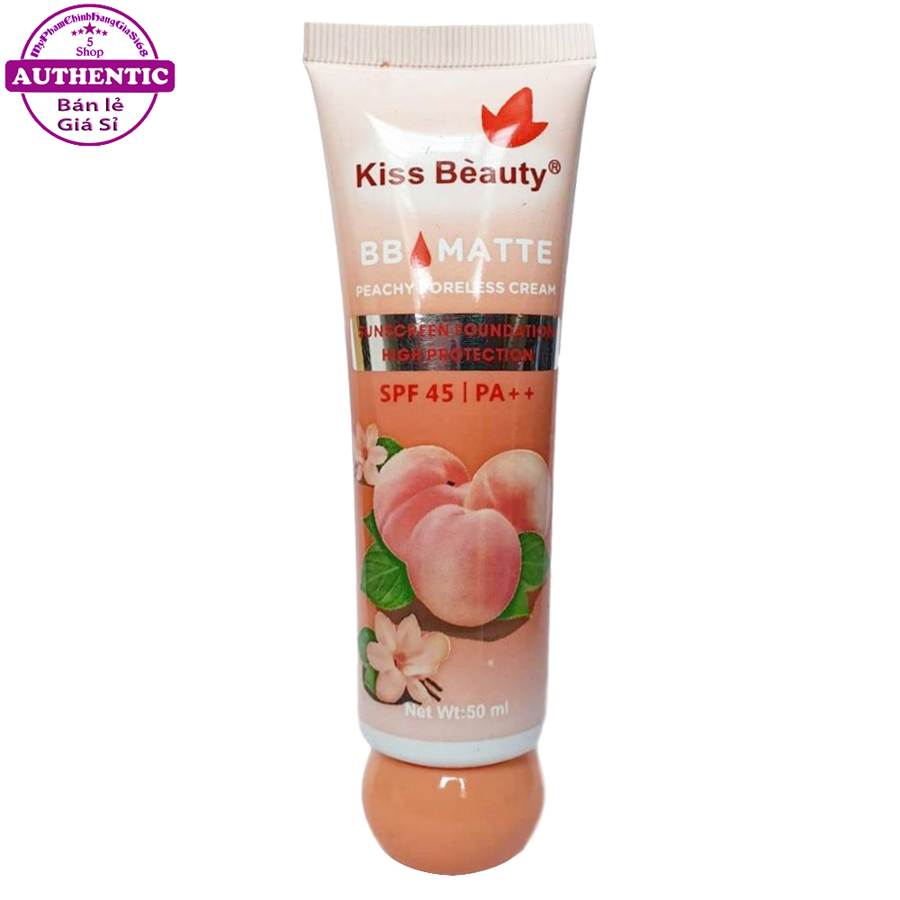 KISS BEAUTY ĐÀO - Kem Nền BB Cream 2 In 1 - Che Khuyết Điểm & Chống Nắng Tốt