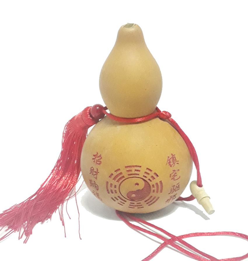 Quả hồ lô phơi nhỡ có nắp mở nhà Zjnmart, hồ lô phong thủy, quả hồ lô khô, hồ lô nguyên trái