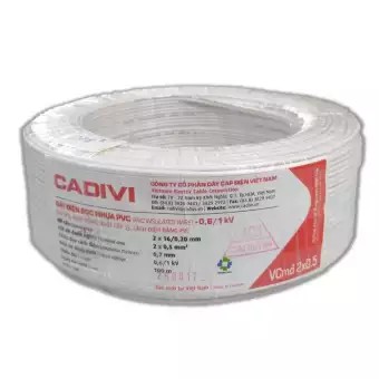 Dây điện đôi mềm vcmd 2x0.5 cadivi - 100 mét