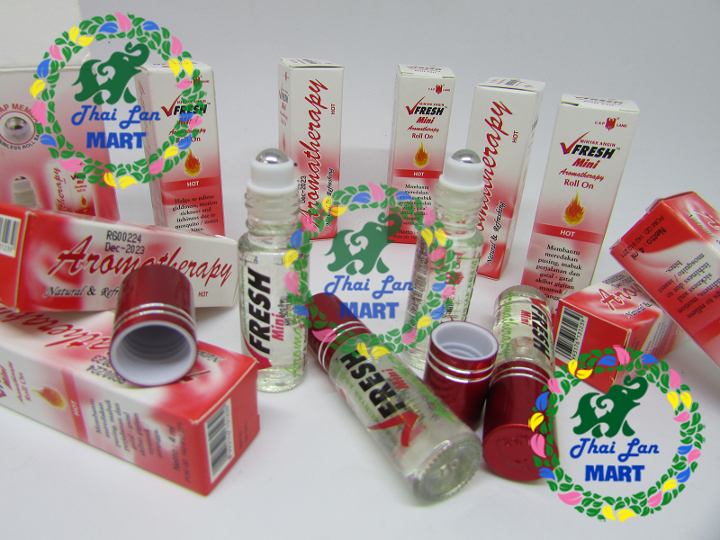 12 chai dầu lăn vfresh hot hàng nội địa chính hãng indonesia 4ml