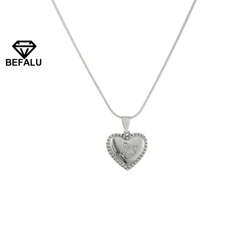 Dây Chuyền Nữ Cute Hình Trái Tim Phong Cách Hiện Đại BEFALU - VCHK16