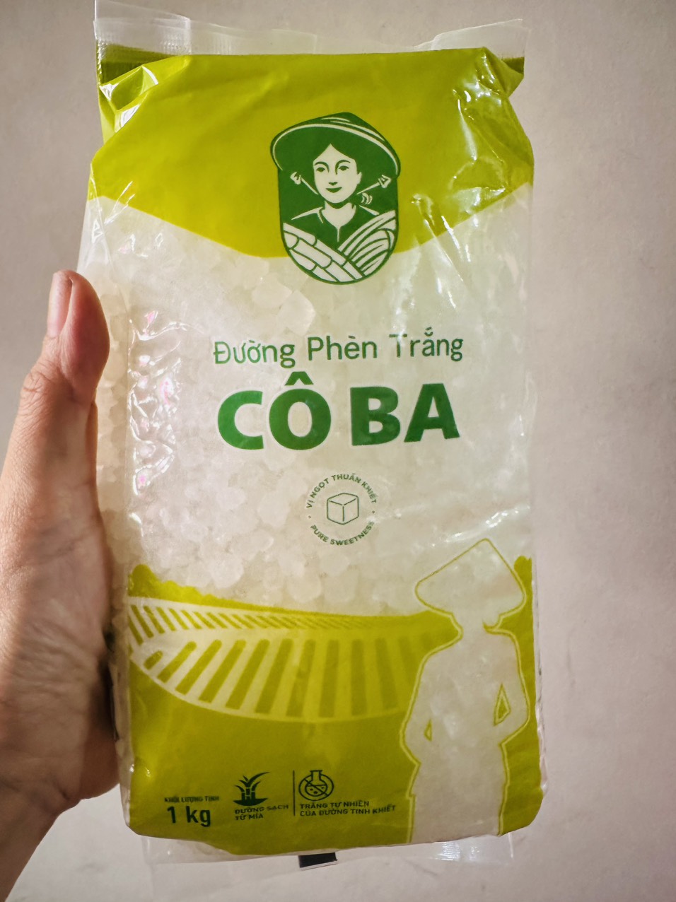 Đường phèn trắng cô ba 1kg
