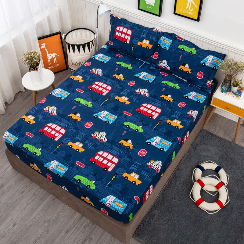 Trọn Bộ 5 Món Ga Gối Chăn Phao Ô TÔ đáng yêu,dễ thương